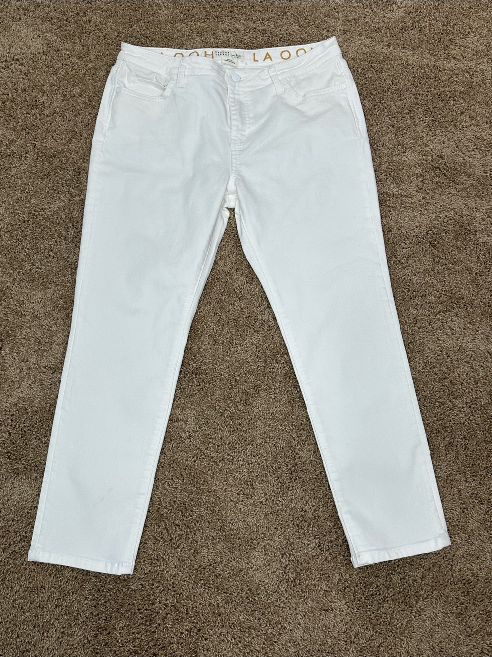 Kate Spade Broome Street White Slim Ankle Denim